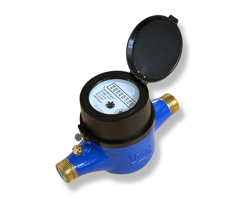 Volumetric water meter Model PD-SDC IN BRASS BODY