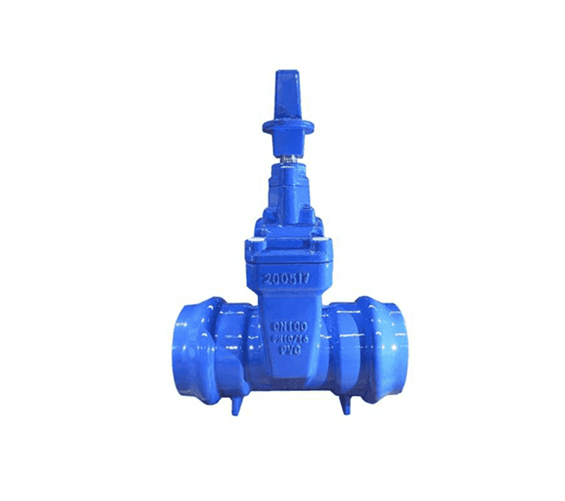 Socket End Resilient Seated Gate Valve for PVC Pipe